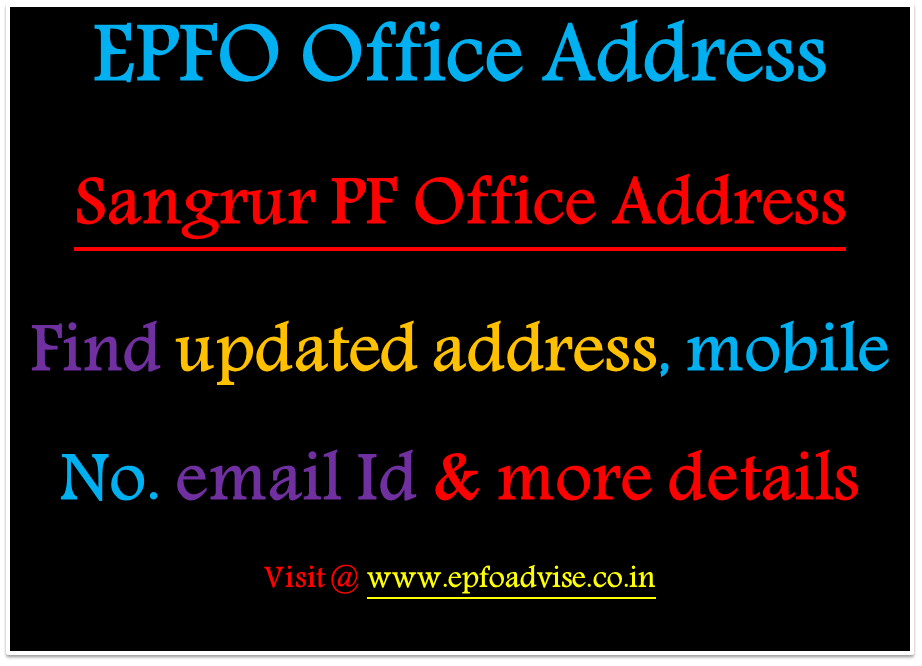 PF Distt Office Sangrur