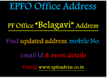 PF Office Belagavi Address