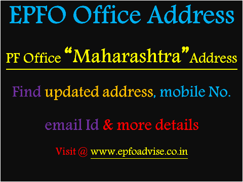 PF Office Maharashtra Address