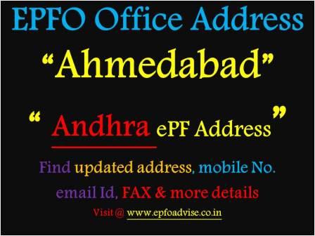PF Office Ahmedabad Address