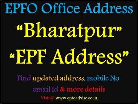 PF Office Bharatpur Address