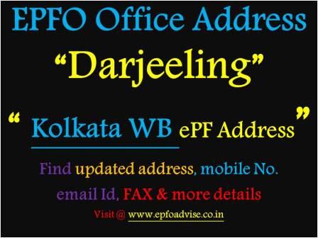 PF Office Darjeeling Address