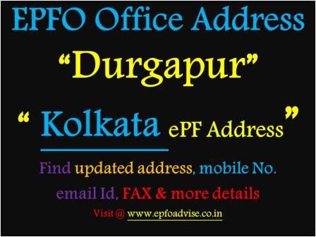 PF Office Durgapur Address