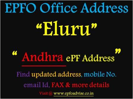 PF Office Eluru Address