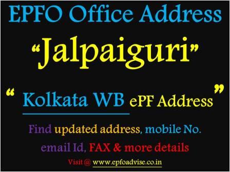 PF Office Jalpaiguri Address