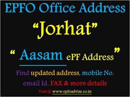 PF Office Jorhat Address