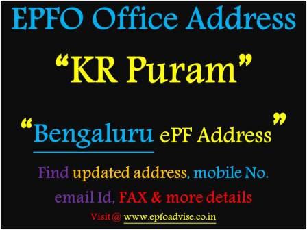 PF Office KR Puram Address