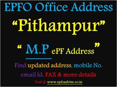PF Office Pithampur Address