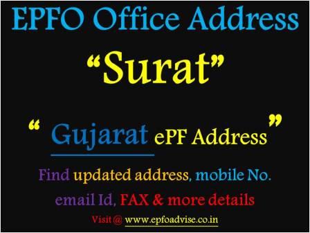 PF Office Surat Address