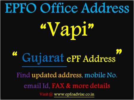 PF Office Vapi Address Details