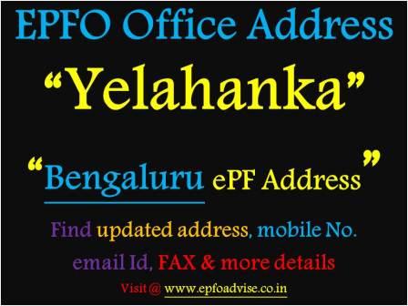 PF Office Yelahanka Address