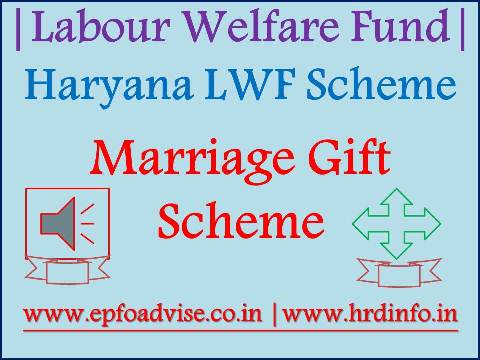 Haryana Labour Welfare Marriage Gift Scheme
